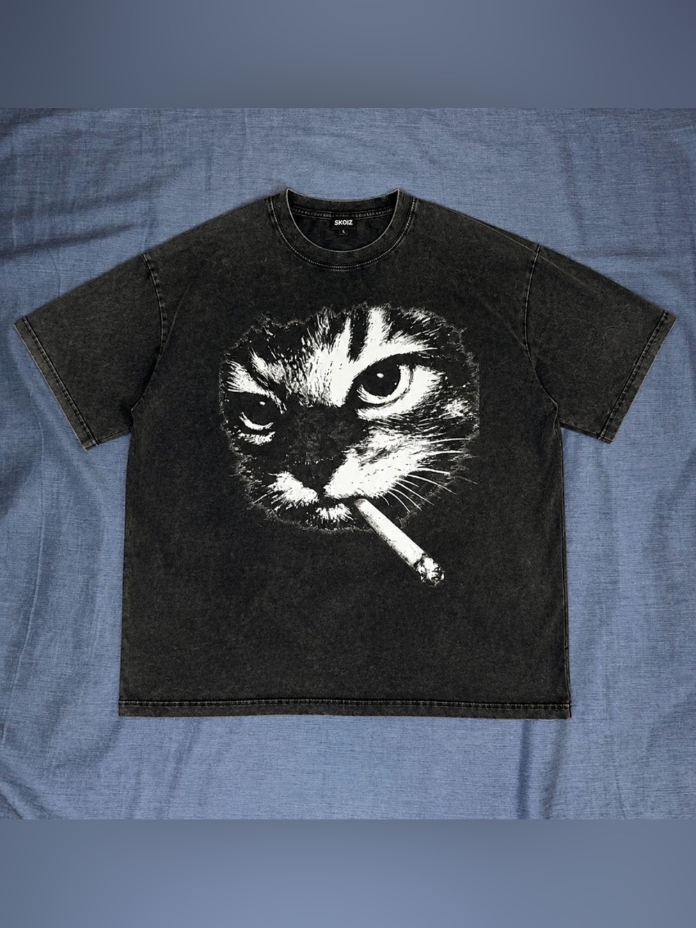 skoiz original y2k oversized snow t-shirt